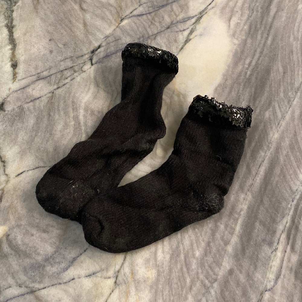 Nasty Gal | Sequin and Fleekin' Boot Socks | Pre-Loved